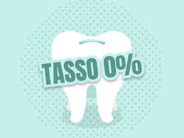 immagine dente stilizzato con tasso 0%