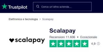 scalapay valutazione trustpilot